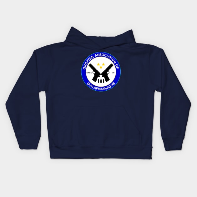 Preacher's Greater Association of Gun Aficionados Kids Hoodie by 4swag